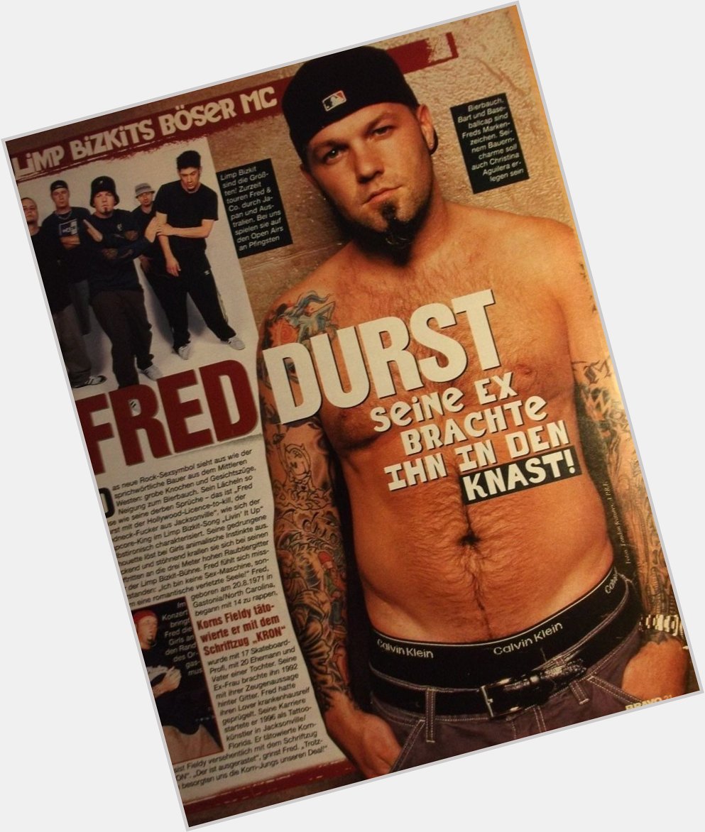 August 20:Happy 49th birthday to singer,Fred Durst(\"Rollin\\")
 