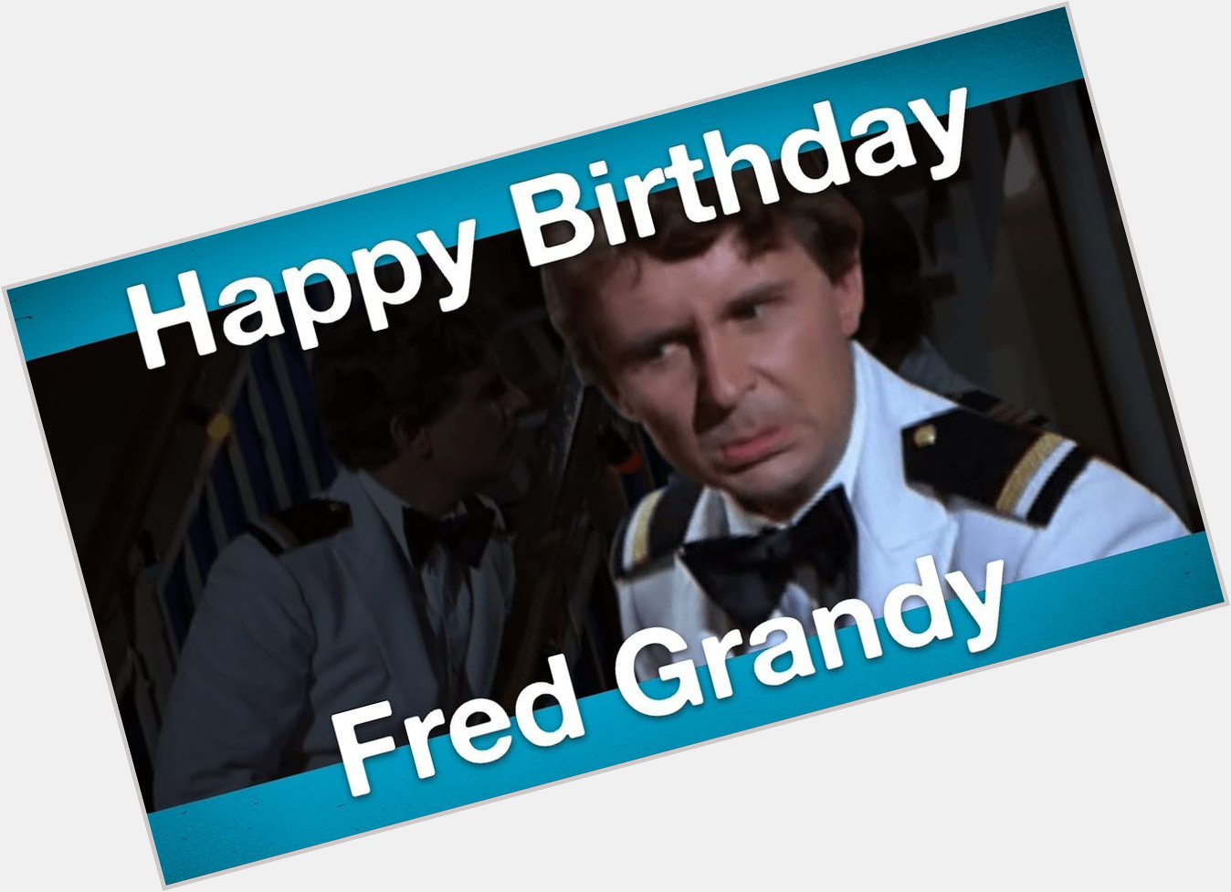 June 29:Happy 73rd birthday to actor,Fred Grandy (\"Love Boat\") 