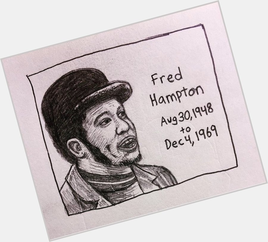 Sharing this old sketch I did of Fred Hampton since today is his birthday. 
Happy birthday Fred. 