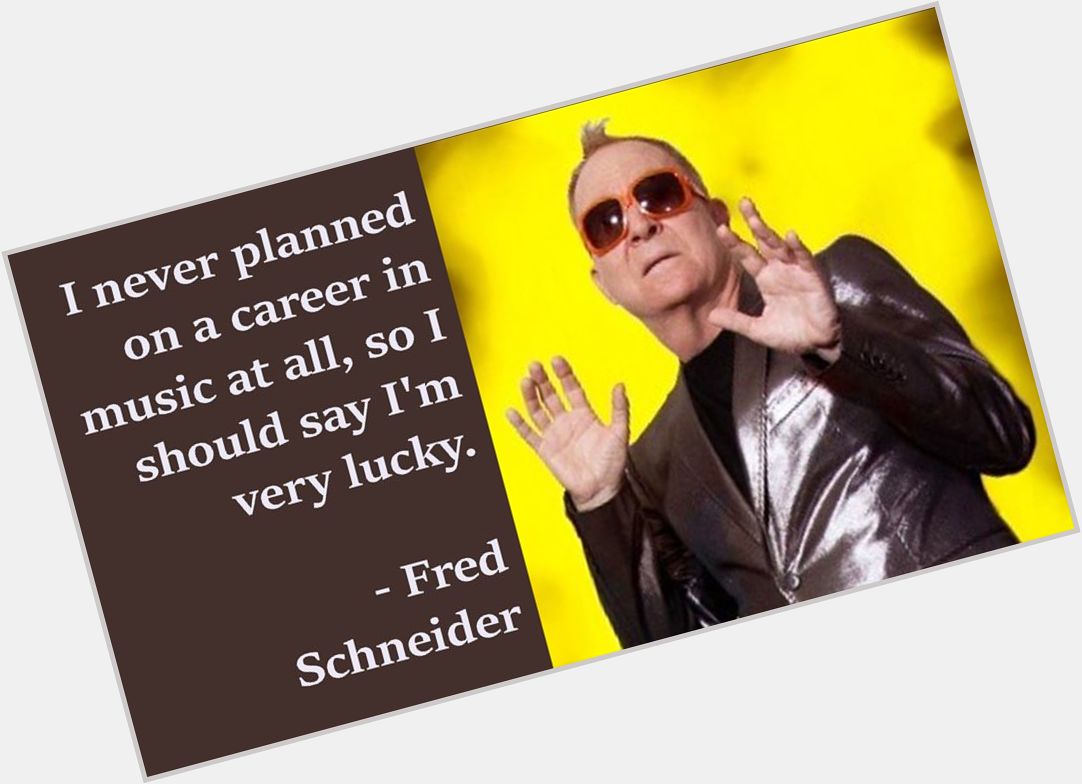 Happy 69th Birthday to the B-52\s Fred Schneider, who was born on this day in 1951 in Newark, New Jersey. 