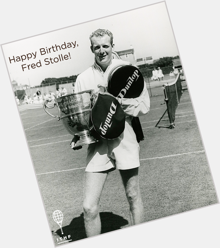 Australian Davis Cup legend and a Grand Slam winner across the board. Wishing \"Fiery\" Fred Stolle a Happy Birthday! 