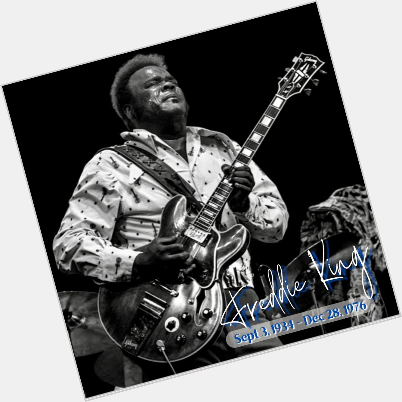 Like so many of the other Greats among us Gone to glory too soon

Happy Heavenly Birthday 
Freddie King   