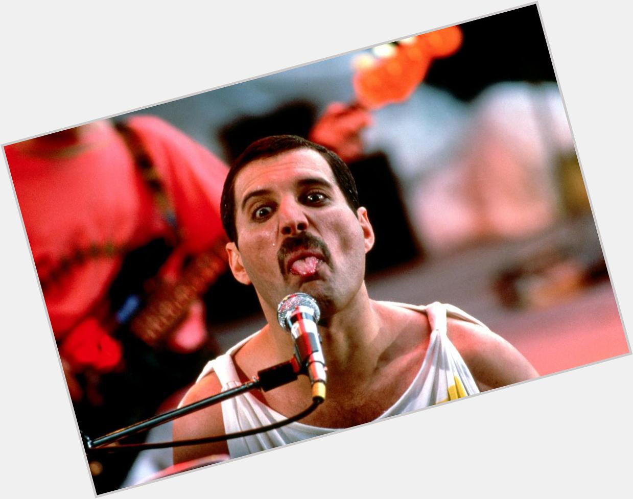 Happy birthday Freddie Mercury - would be 69 today.   