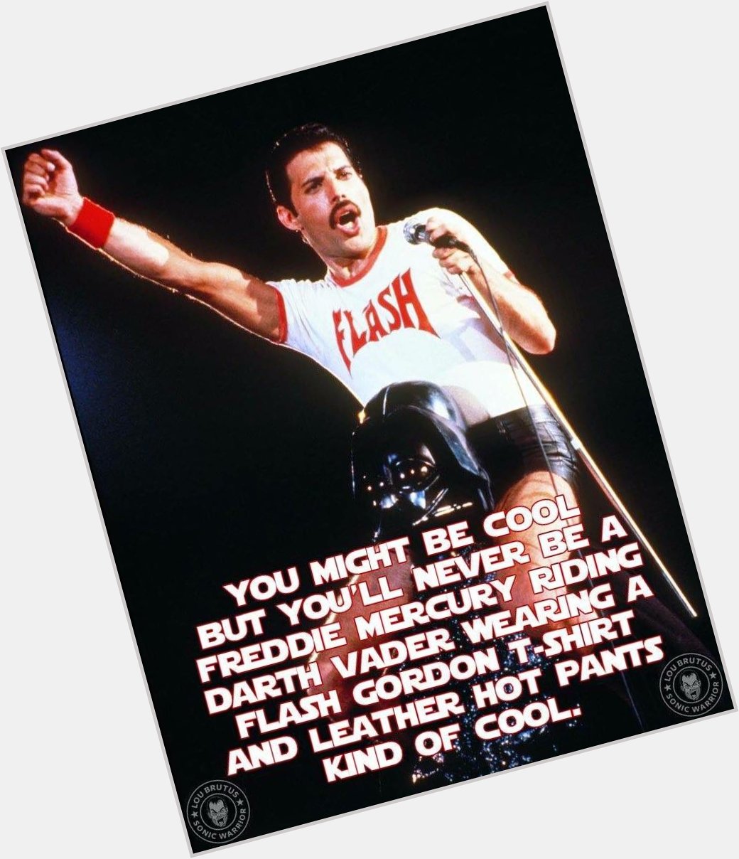 FREDDIE! Happy 71st Birthday to Freddie Mercury of Queen!  