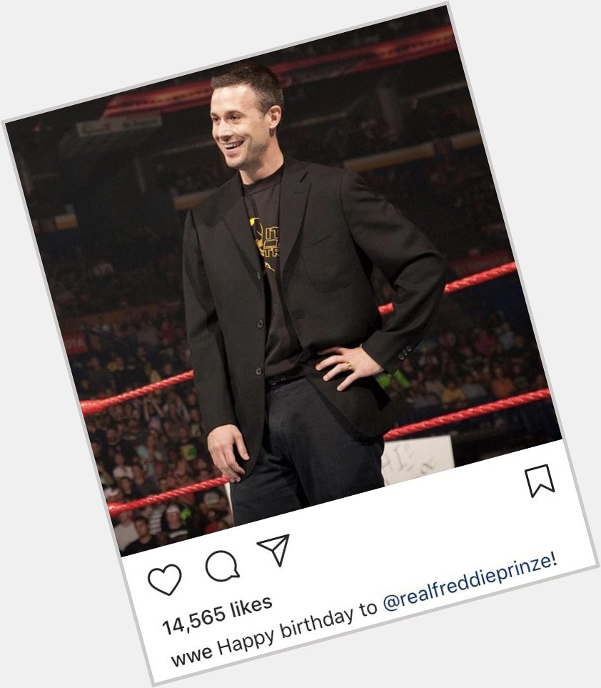 Here s someone doing an excellent Freddie Prinze Jr impersonation in the comments of a WWE happy birthday post 
