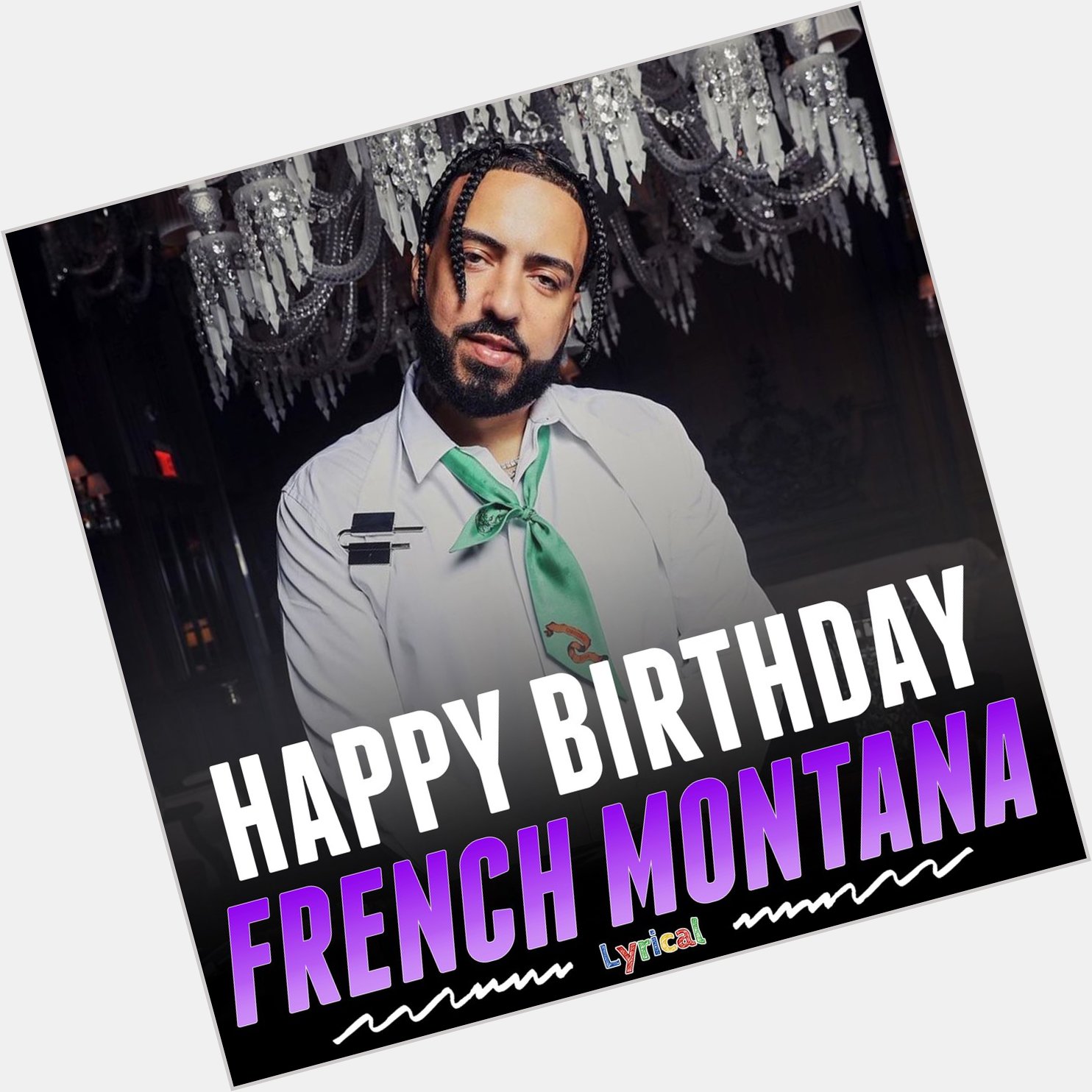 Happy 38th Birthday   Best French Montana track is ______?? 