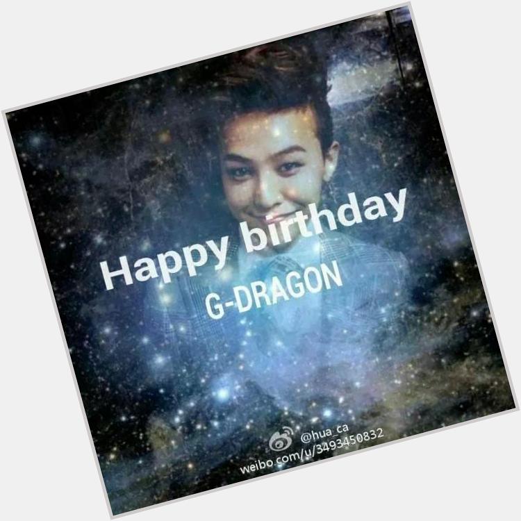   Happy Birthday to G-DRAGON   To me you are irreplaceable  I could love you forever ( 3 ) 
