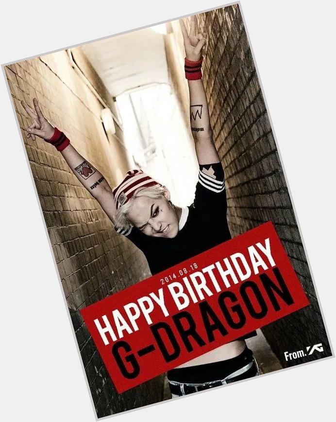      happy birthday to my king G_dragon      