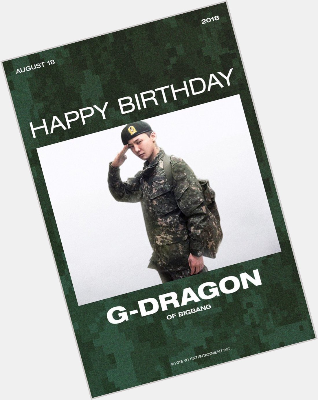 Happy birthday g Dragon                                  