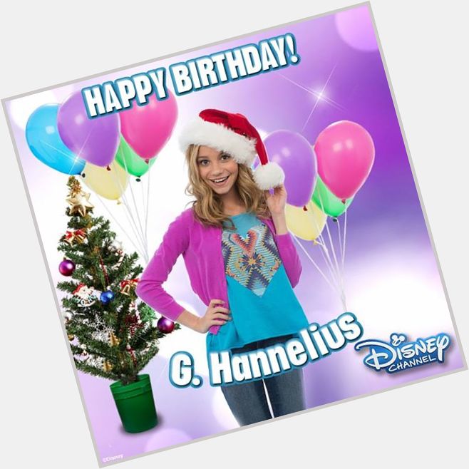 HAPPY BIRTHDAY G. HANNELIUS! Leave your birthday message for G bellow 