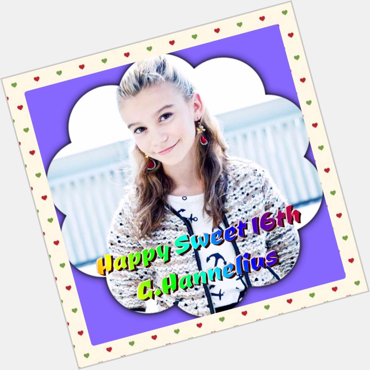  Happy Sweet 16 G have a great birthday hugs from NSW Australia I made this for you   