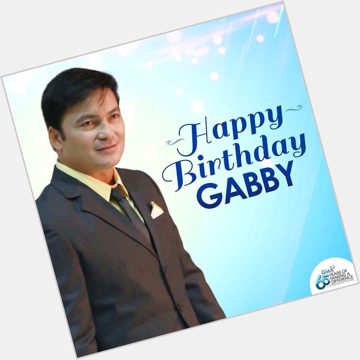 Happy birthday to \Because of You\ leading man, Mr. Gabby Concepcion! What\s your birthday wish for him, mga Kapuso 