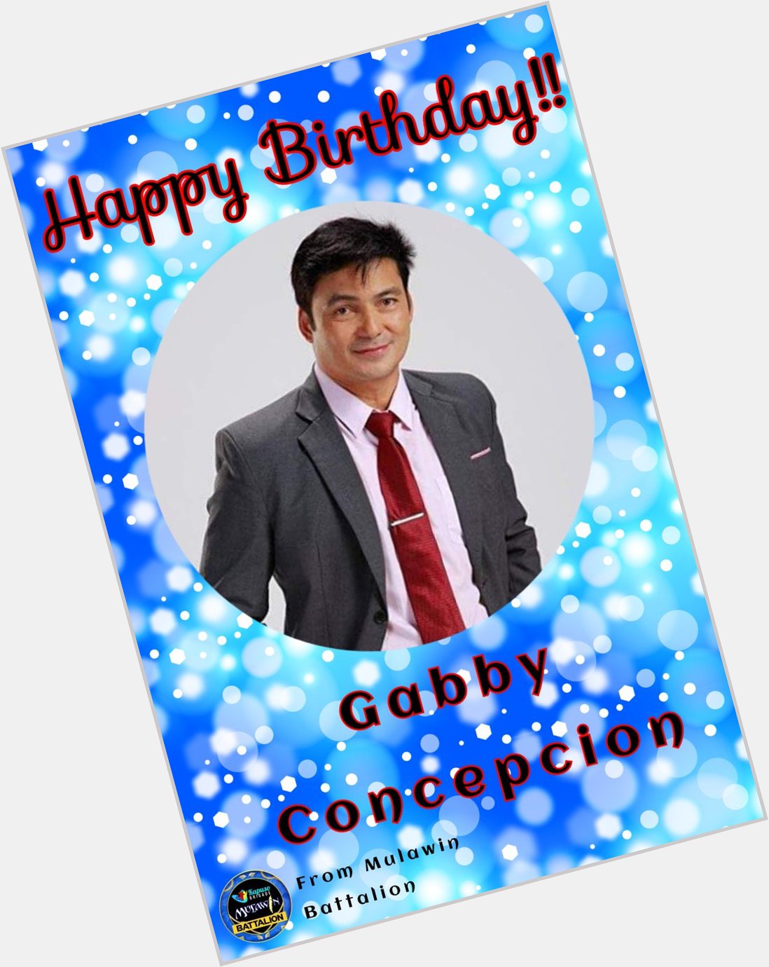 Happy Birthday po Sir Gabby Concepcion Stay safe and God bless po! 