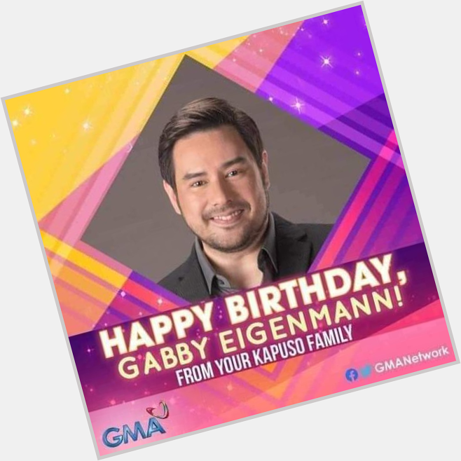 Happy Birthday to our versatile Kapuso character actor, GABBY EIGENMANN! Stay safe and blessed.   