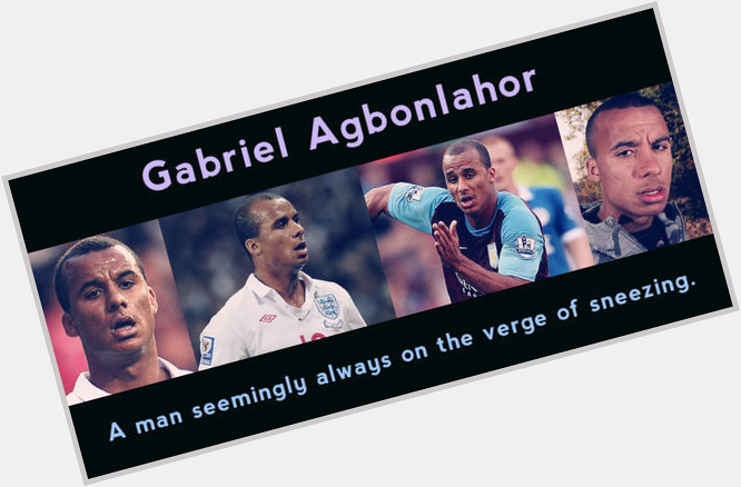 Happy 29th Birthday Gabriel Agbonlahor! 