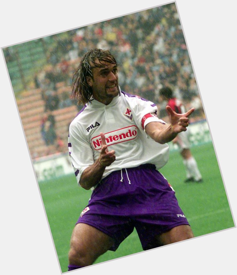 Happy birthday to Gabriel Batistuta.  Master of goals, wearer of iconic kits. 