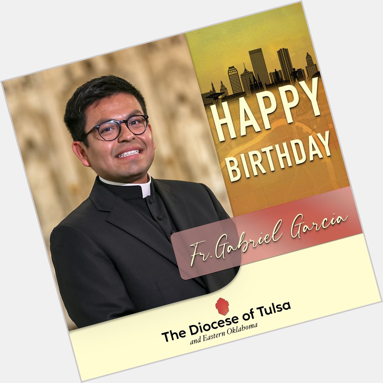Let\s join together to wish Fr. Gabriel Garcia a happy birthday today.

Have a Blessed day! 