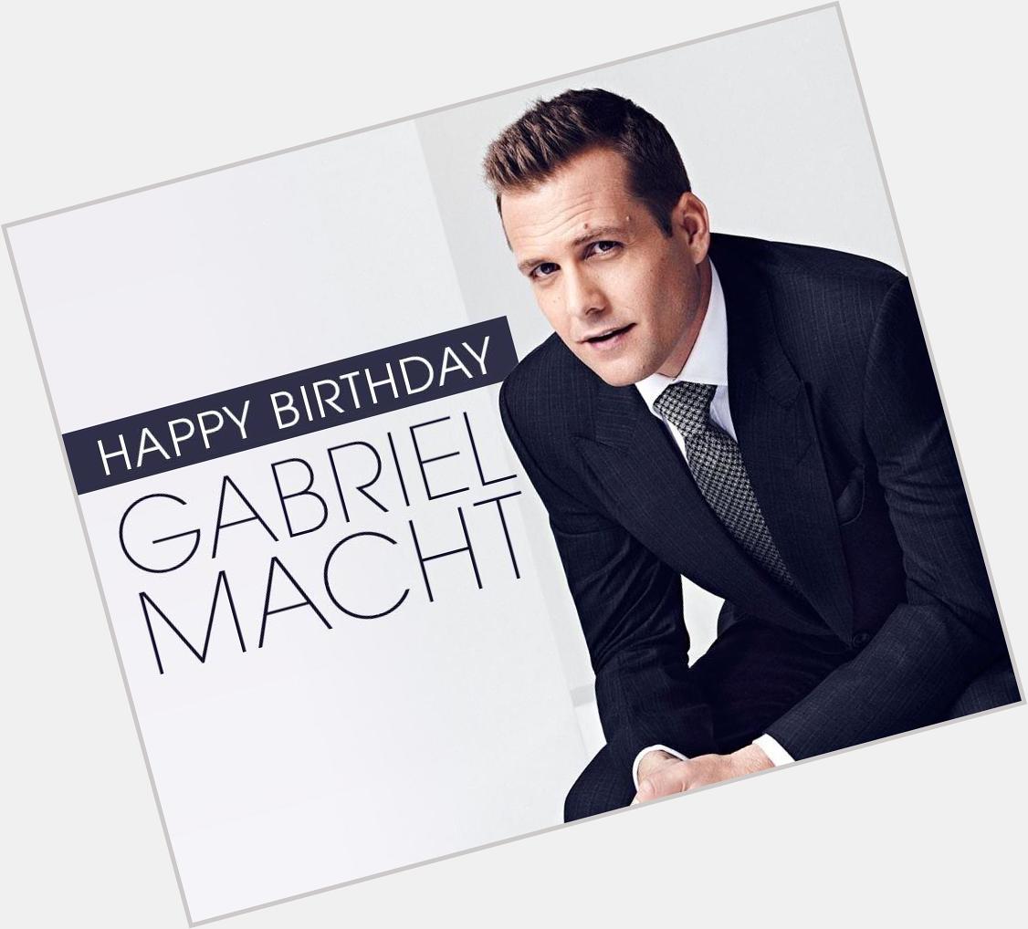 Happy Time, people!

Happy birthday, Gabriel Macht!  