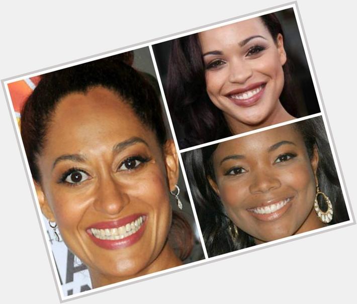  wishes Tracee Ellis Ross, Gabrielle Union, & Cleopatra Coleman a happy birthday.  