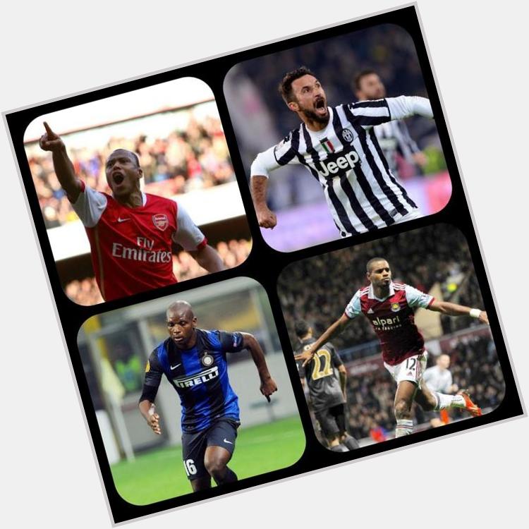 HAPPY BIRTHDAY! To former Arsenal player Julio Baptista, Mirko Vu ini , Gaby Mudingayi & West Hams Ricardo Vaz Tê! 