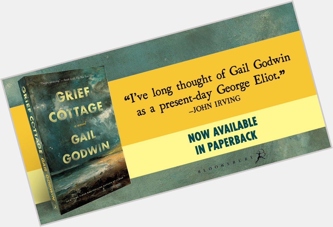 Happy 81st birthday to Gail Godwin, the wonderful author of GRIEF COTTAGE, FLORA, and many more! 