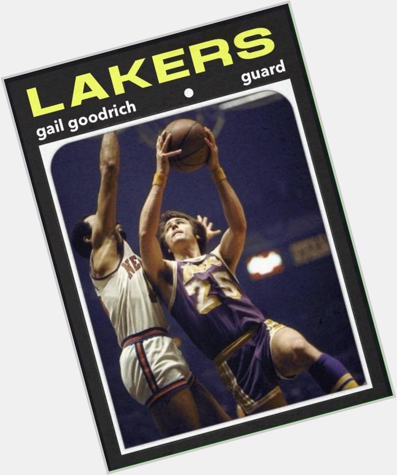 Happy 72nd birthday to Hall of Famer Gail Goodrich. Running mate of Jerry West & Pete Maravich. 