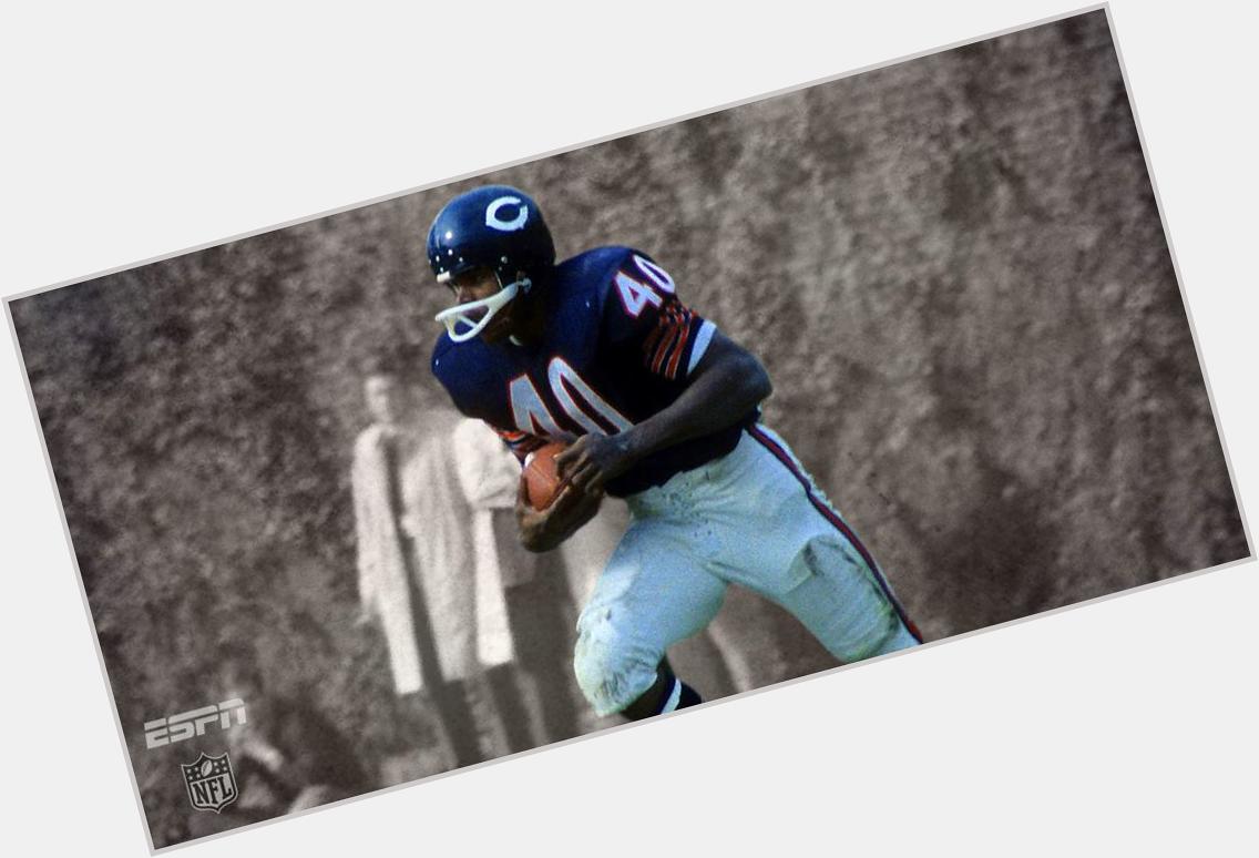 Happy Birthday, Gale Sayers!

The Hall of Fame RB turns 72 today. 