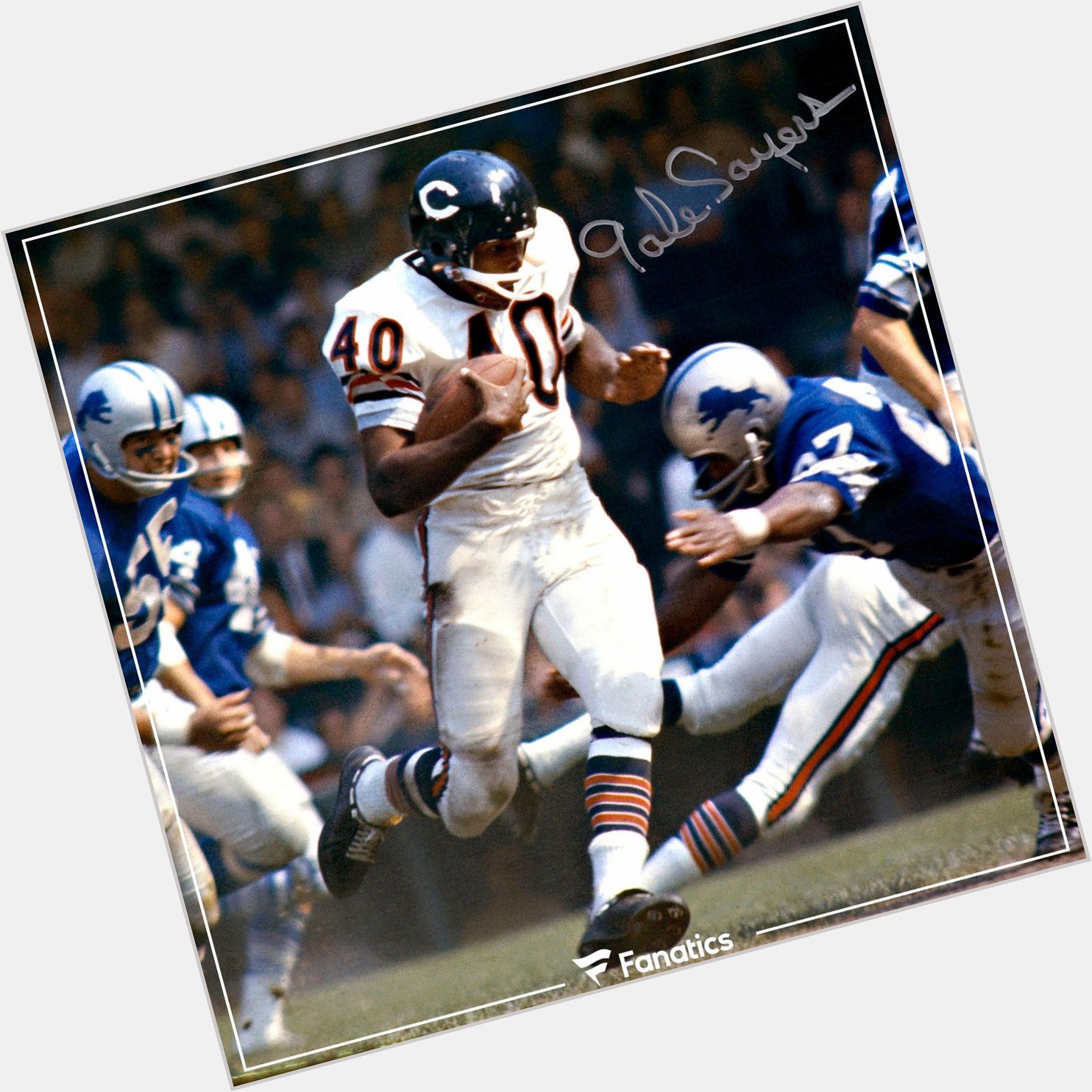 Happy Birthday to RB \The Kansas Comet\ Gale Sayers! 