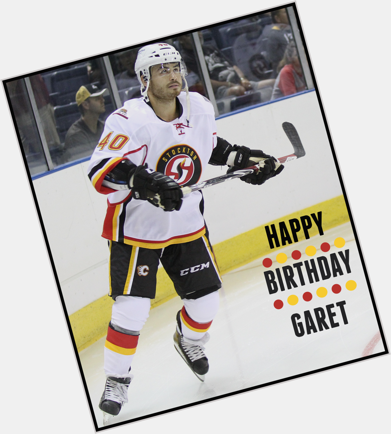 To wish Garet Hunt a Happy Birthday! 