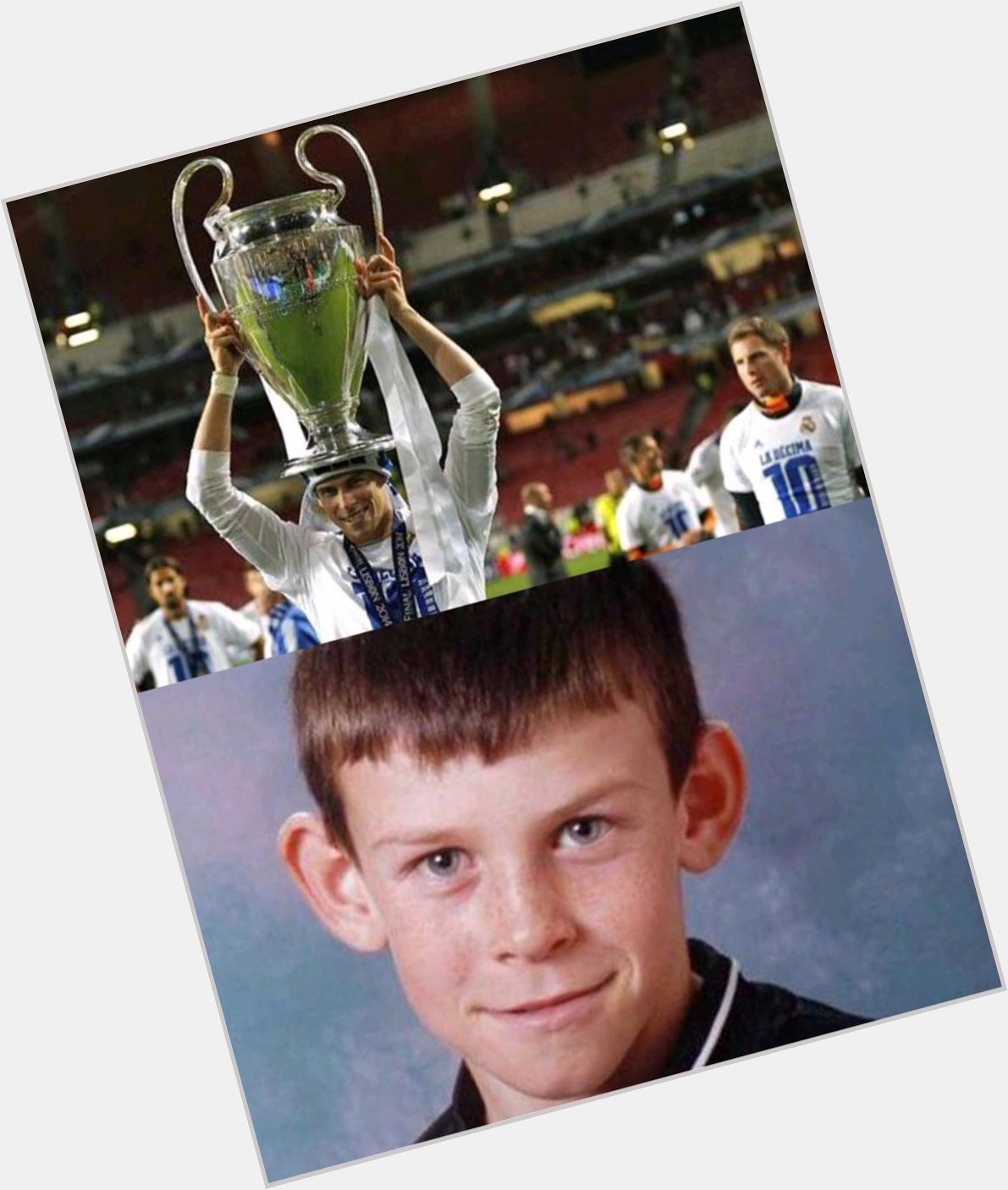 Caughtoffside: Happy Birthday to Gareth Bale. He hasn\t changed a bit... 