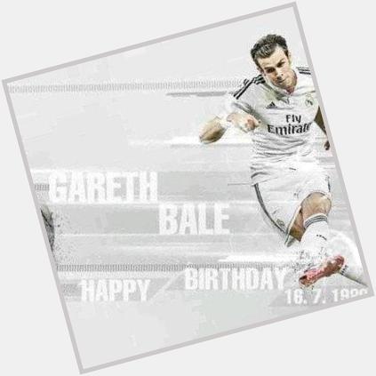Might of thought down about him but we share the same bday :) ... Happy bday to myself and Gareth Bale :) 