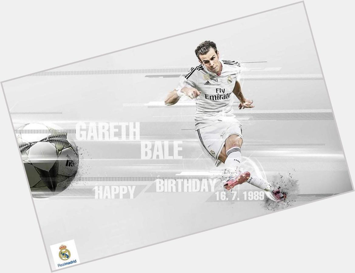 Happy Birthday Real Madrid striker Gareth Bale. 