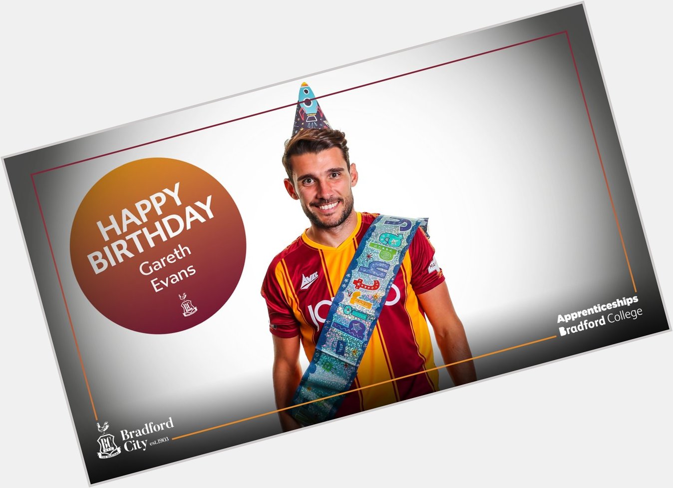  | Happy birthday to Gareth Evans! | 