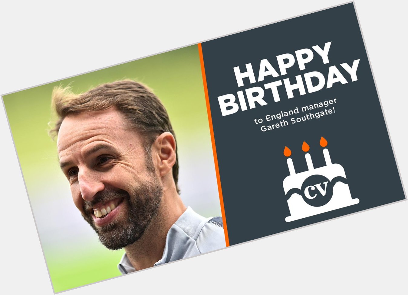  Happy birthday to manager Gareth Southgate!       