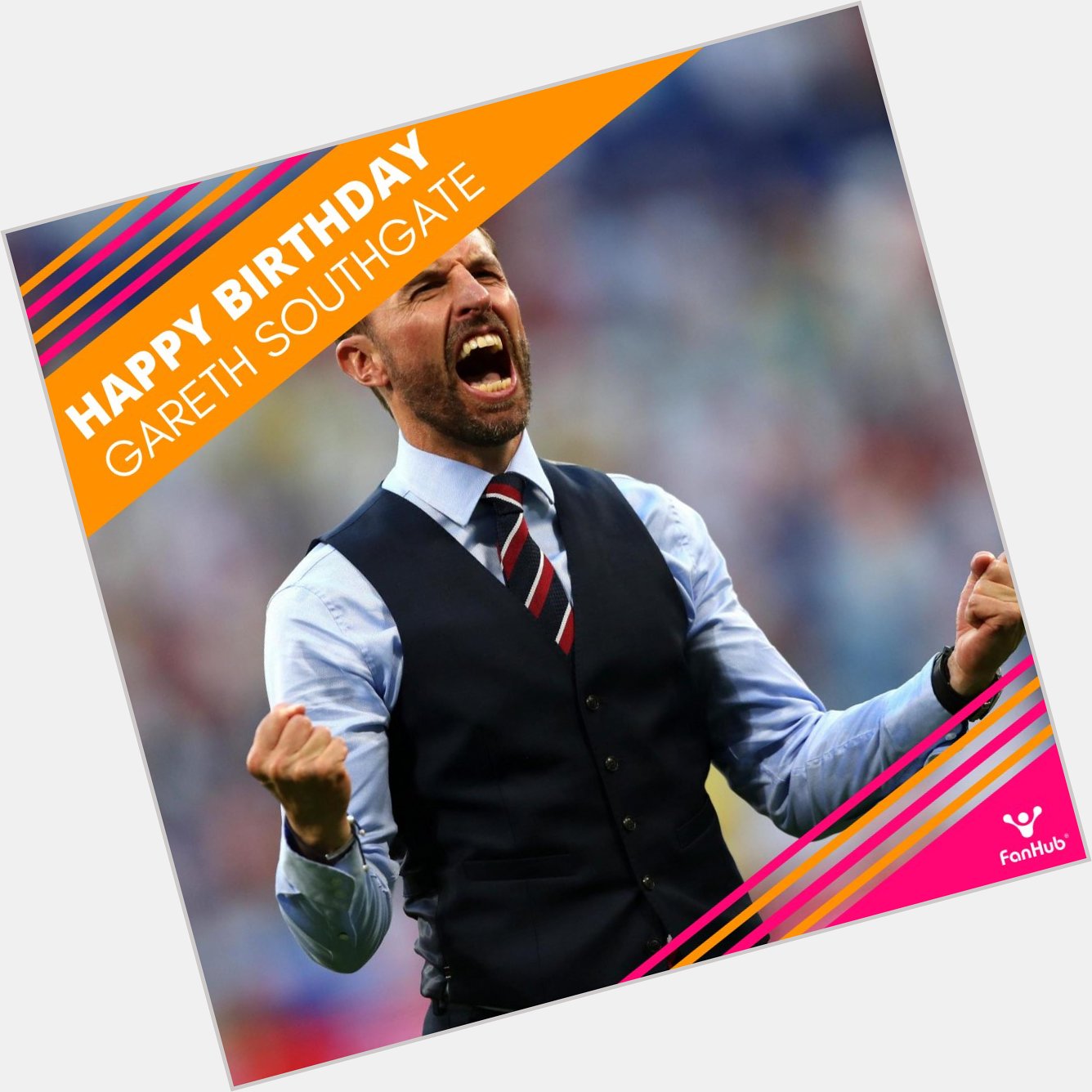 HAPPY BIRTHDAY: manager and former & player GARETH SOUTHGATE        