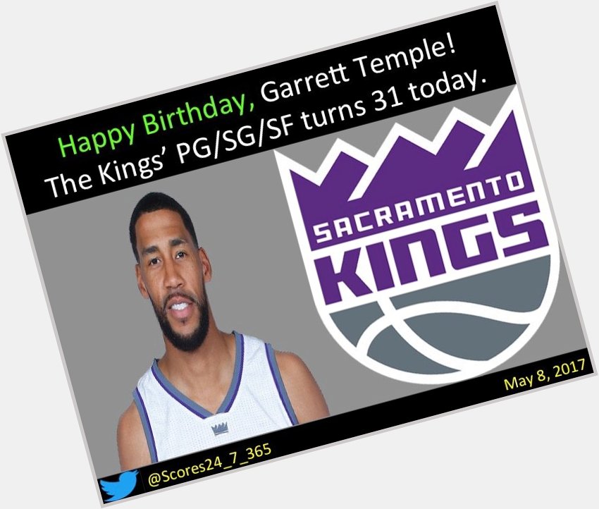  happy birthday Garrett Temple! 