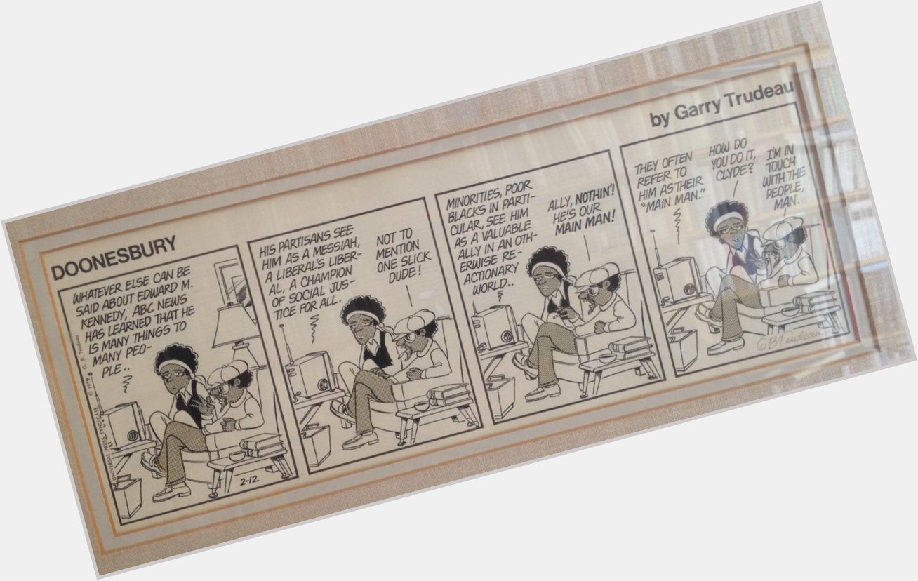 Happy Birthday, Garry Trudeau! He\s in touch with the people, too. 