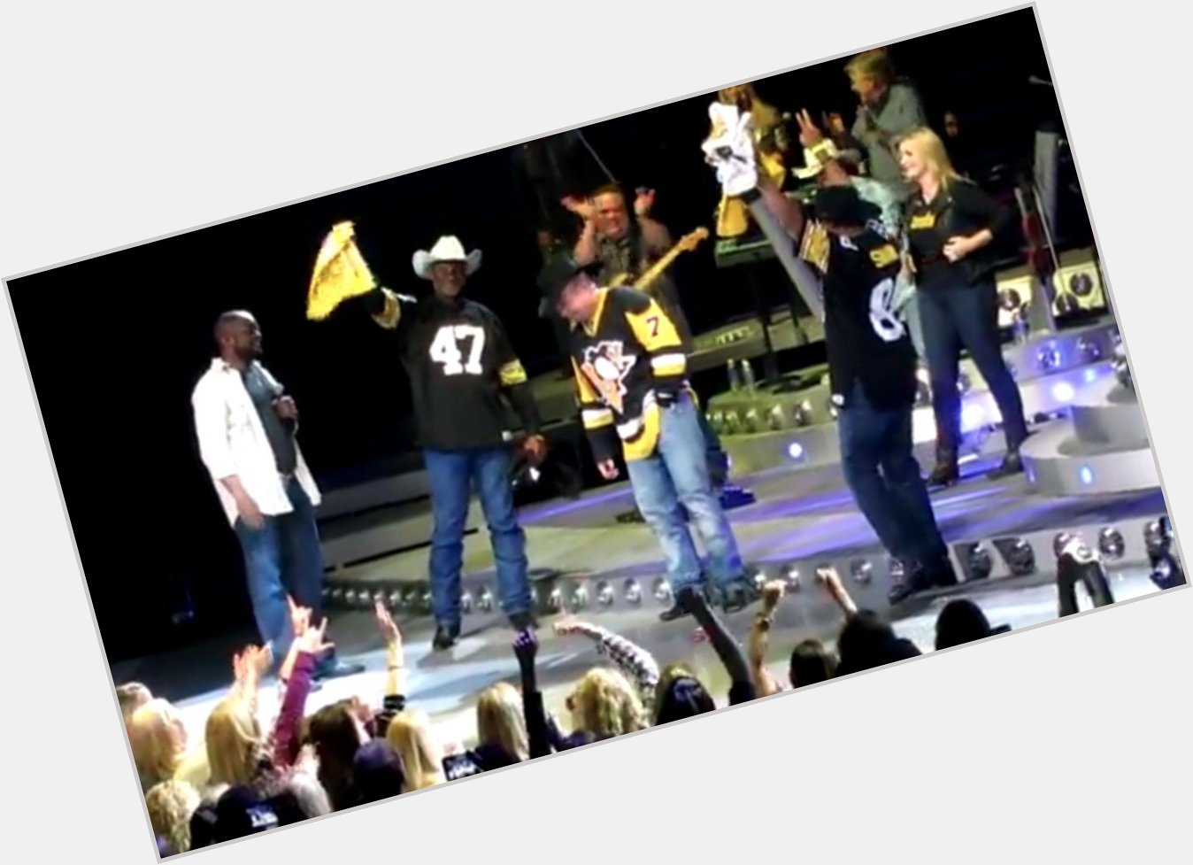 Today s randomness: Mike Tomlin and Steelers legends sing Happy Birthday to Garth Brooks.  