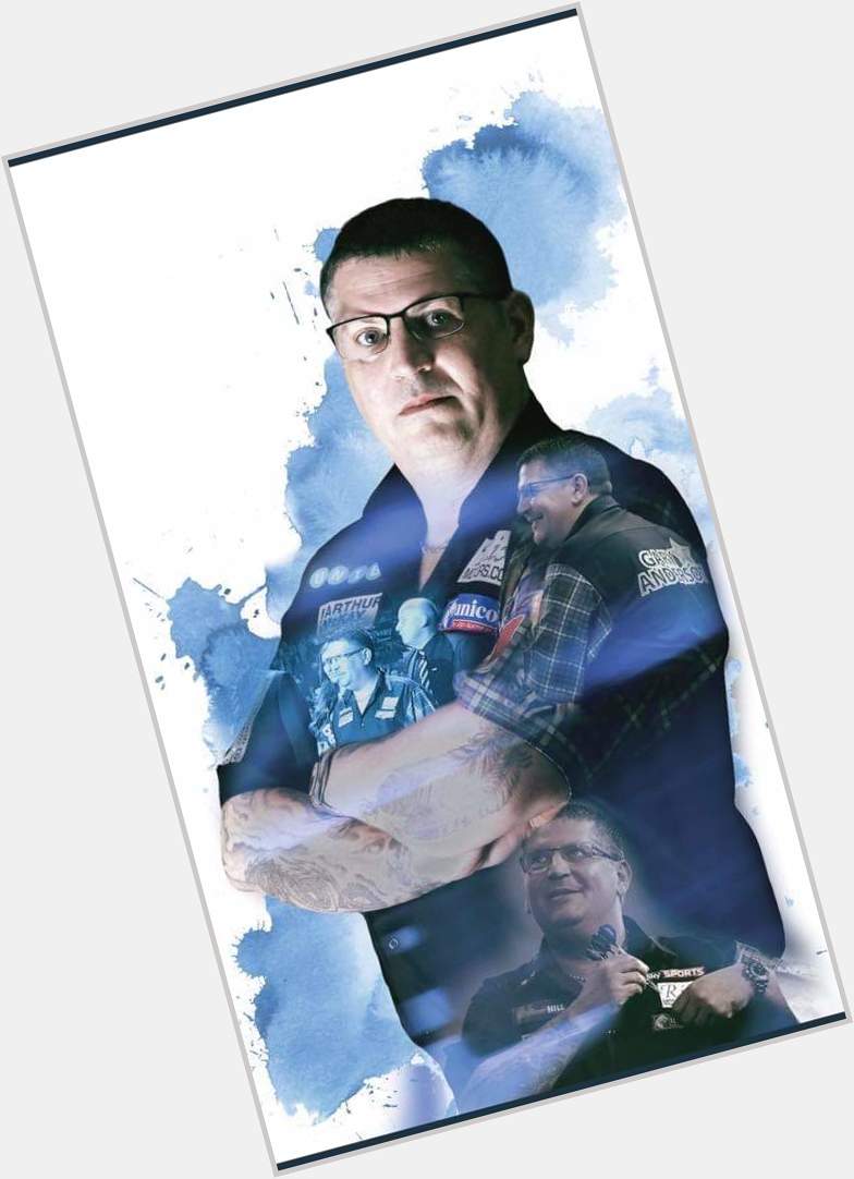 Happy birthday GARY ANDERSON,BEST OF LUCK MONDAY NIGHT, 