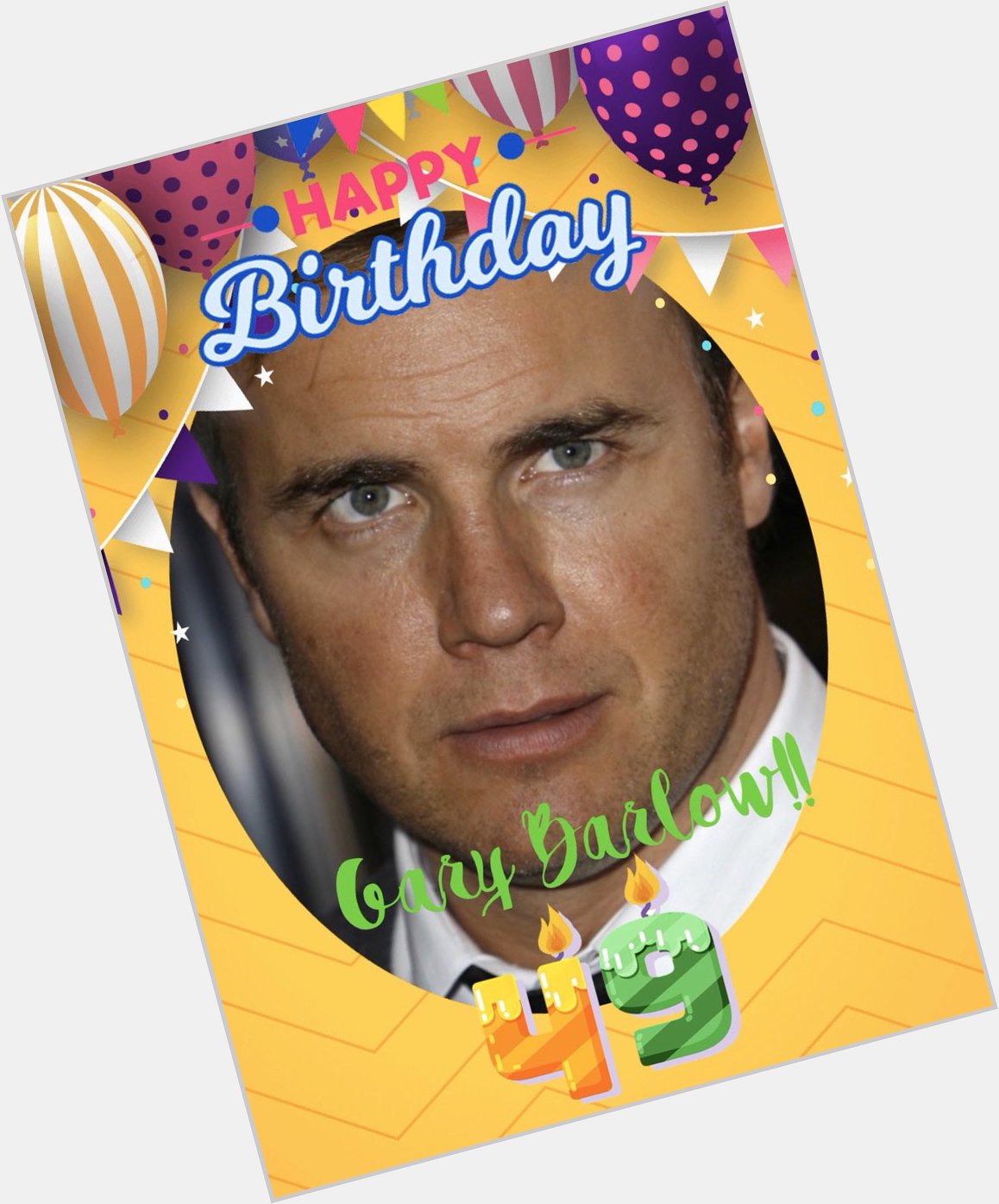  Happy 49th Birthday, Gary Barlow!  May it be everything you want it to be!! 