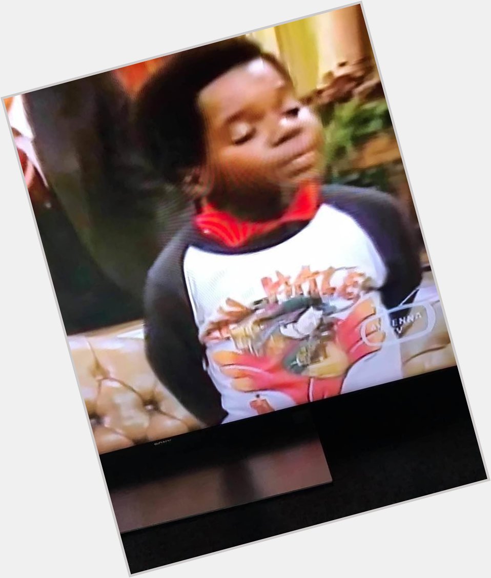 Happy birthday in TV sitcom heaven to the legend Gary Coleman, seen here rocking a rare t-shirt. 