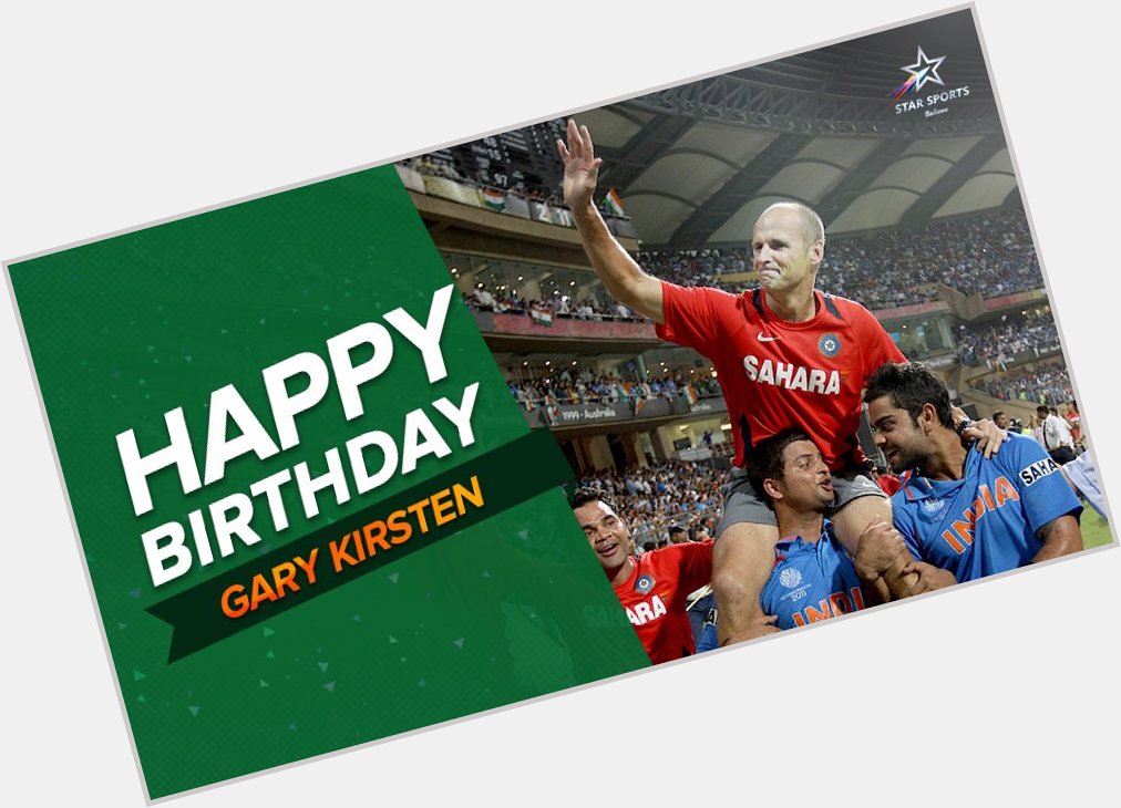 Happy Birthday Legend  The master mind of world cup 2011 . 