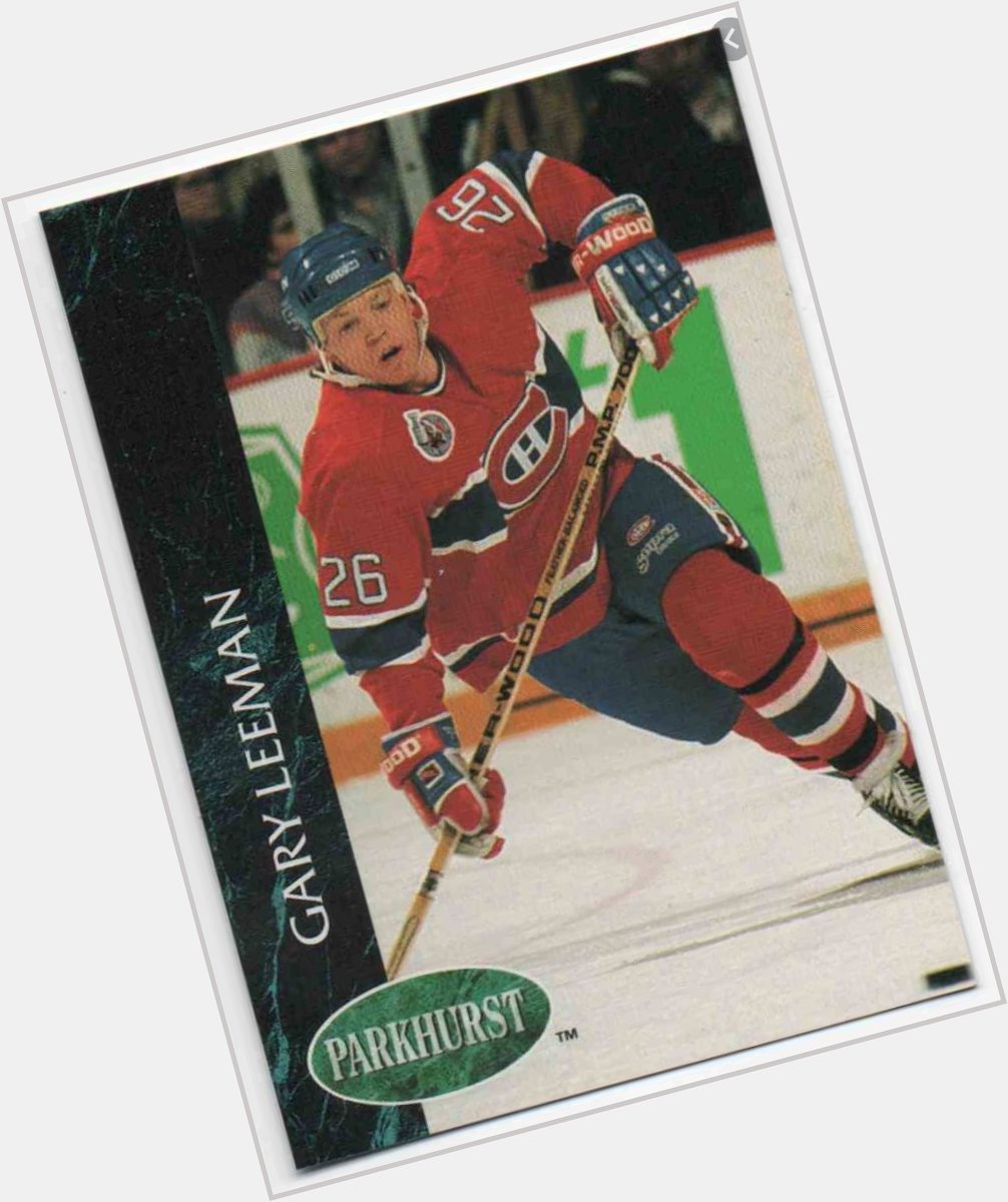 Happy birthday to Gary Leeman, who was part of last Stanley Cup team in 1993. He turns 56 today. 