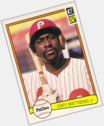 Happy 65th birthday to Sarge, 1981-83 outfielder, former broadcaster Gary Matthews.  