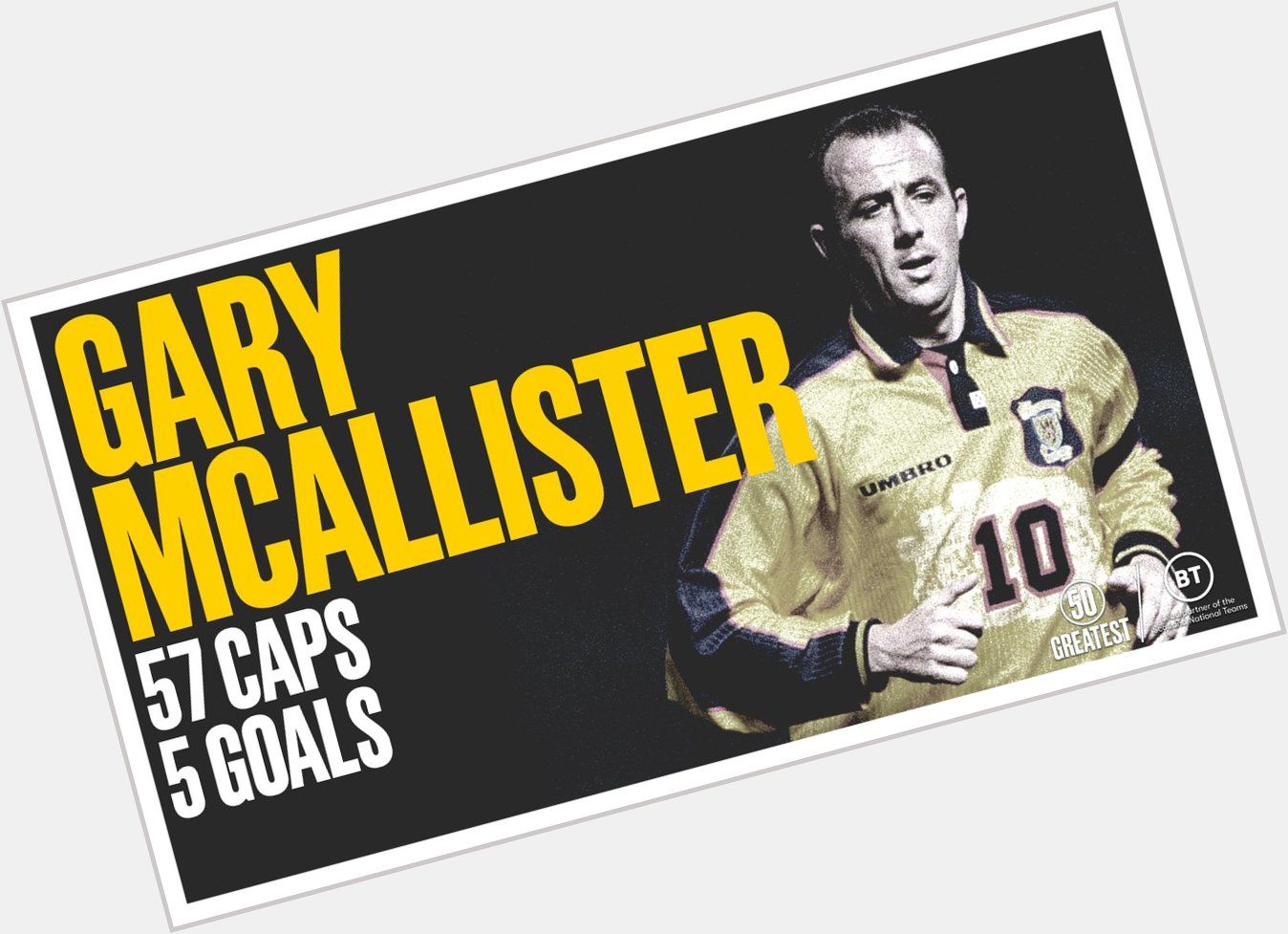  | Wishing a Happy Birthday to former Scotland captain, Gary McAllister        