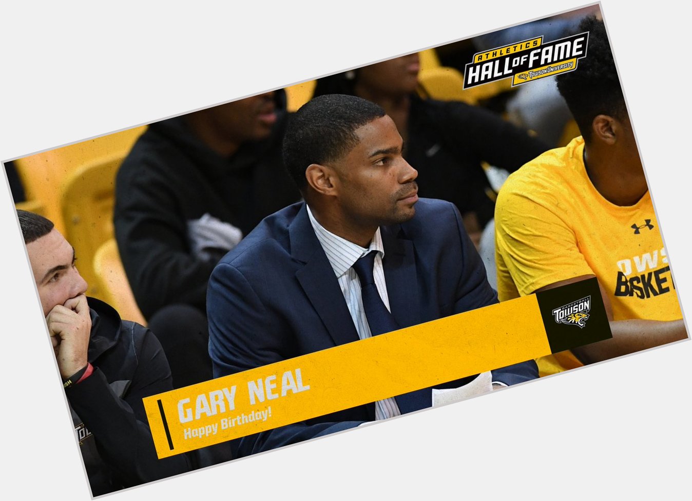 Happy birthday to graduate manager and Towson Athletics Hall of Fame member Gary Neal! 
