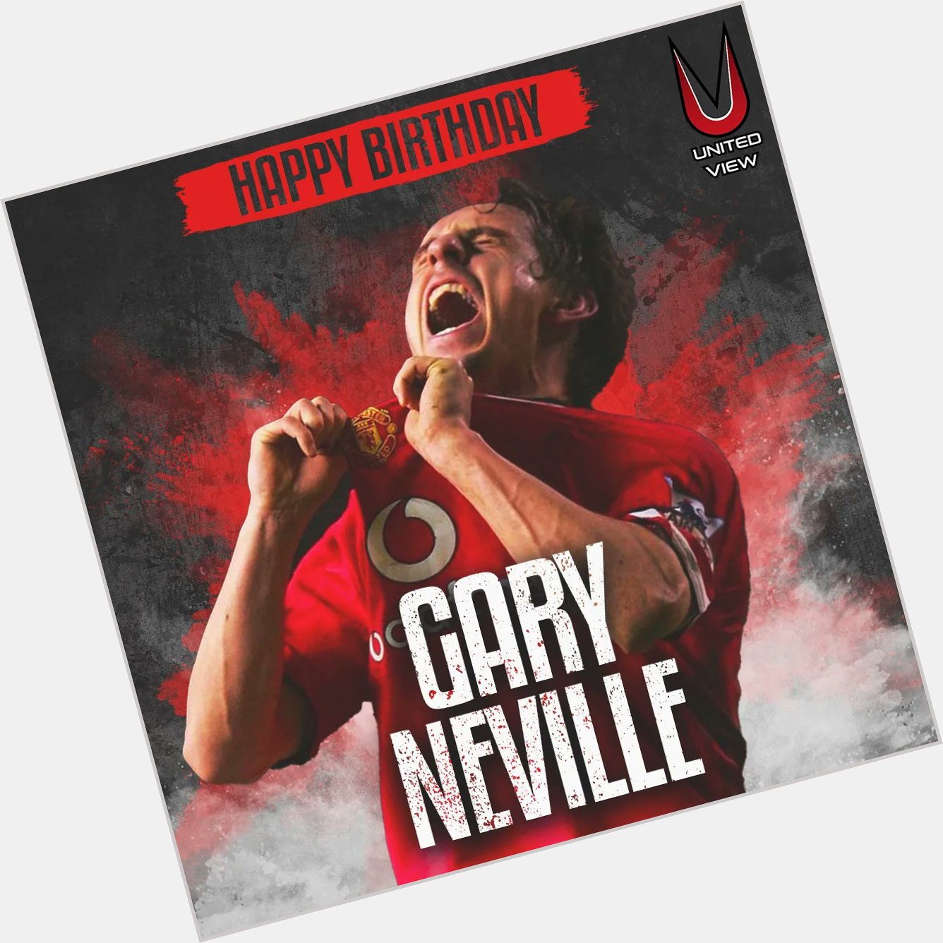 Happy Birthday to Gary Neville!  The former Manchester United captain turns 47 years old today. 