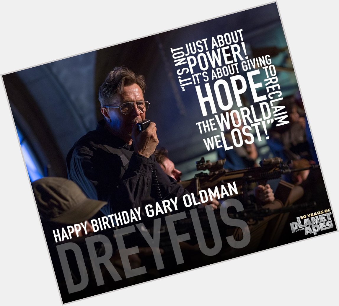 To the leader and protector. Happy birthday, Gary Oldman! 