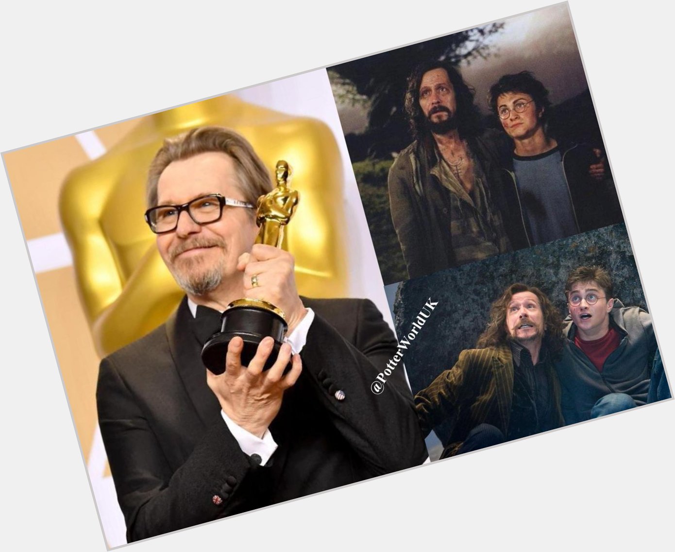 Happy 61st Birthday to Gary Oldman! He portrayed Sirius Black in the Harry Potter films. 