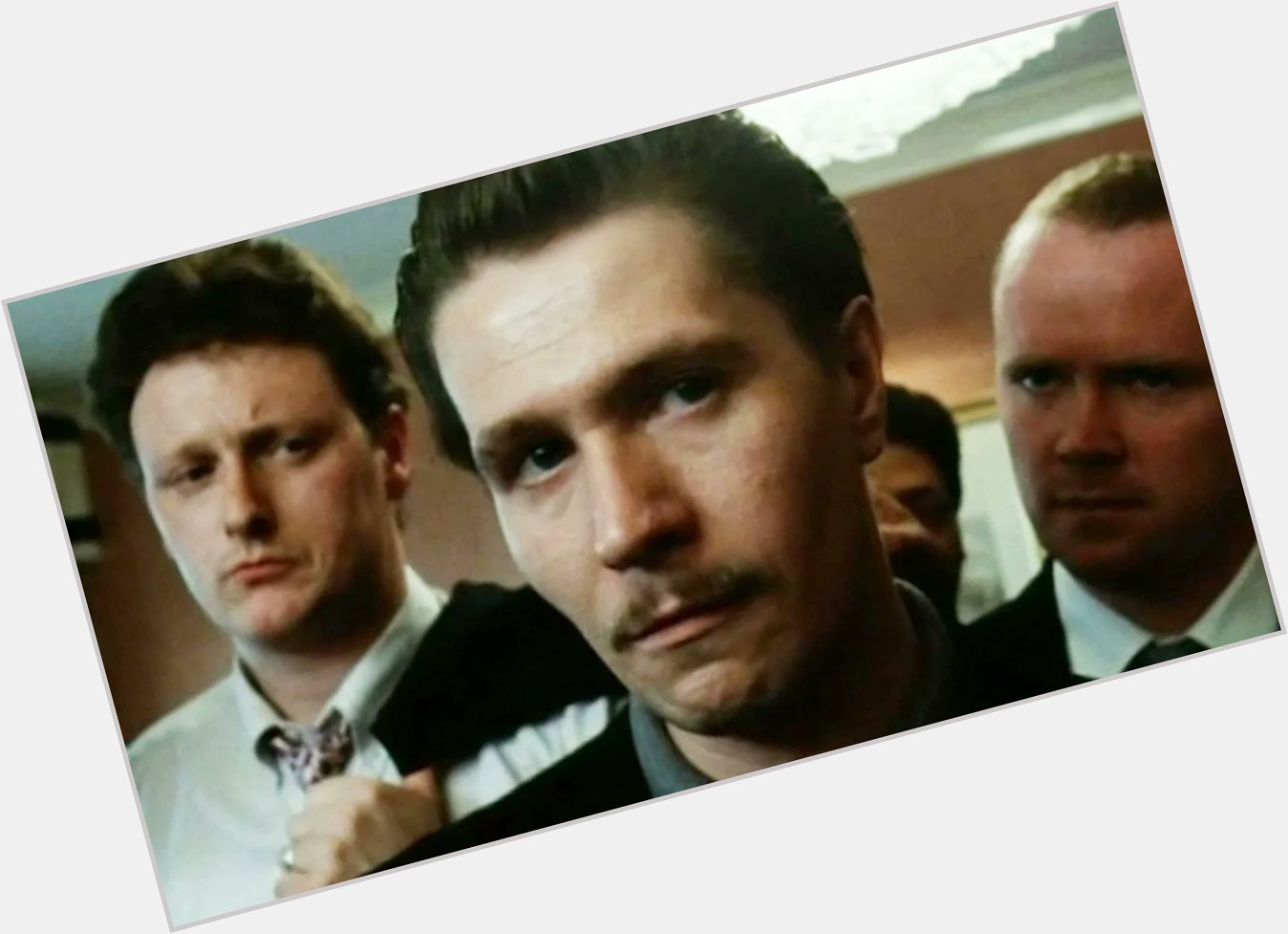 A very happy 65th birthday to Gary Oldman. Pictured here with Charles Lawson and Steve McFadden in The Firm, 1989. 
